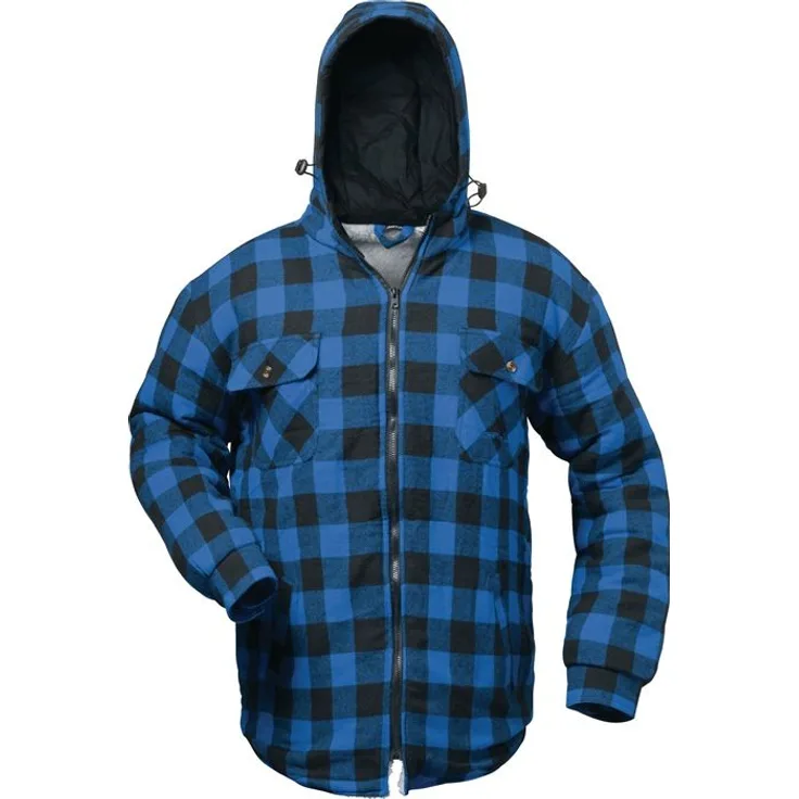 Thermohemd Alberta Gr.M blau/schwarz kariert CRAFTLAND