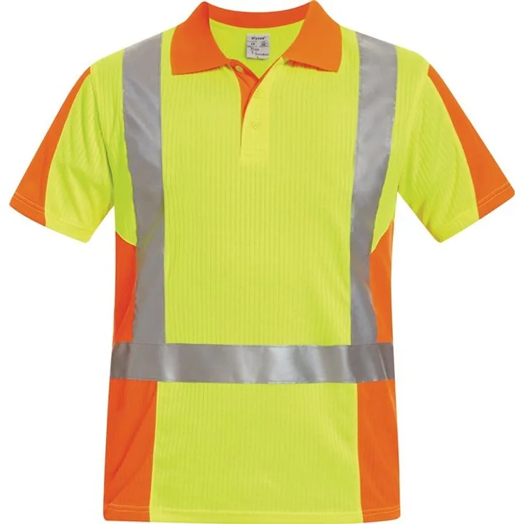 Warnschutzpoloshirt Zwolle Gr.M gelb/orange ELYSEE