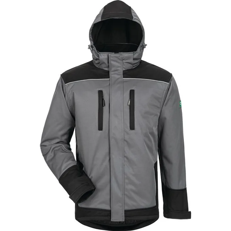 Wintersoftshelljacke Ajax Gr.L grau/schwarz ELYSEE