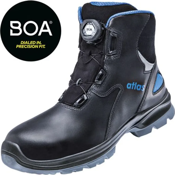 ATLAS knöchelhoher Sicherheitsschuh SL 9845 XP BOA blue 2.0, W12 ESD Gr.48
