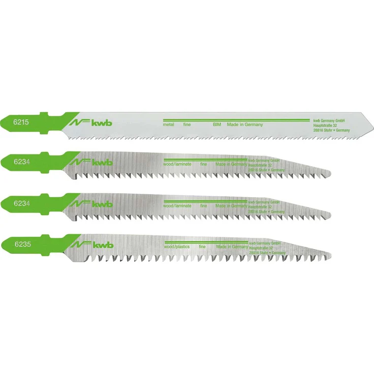 Einhell Stichsägen-Zubehör St-Sägebl.Set 4tg Ho-Met Akku – Bild 1