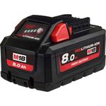 Milwaukee Akku M18 HB8 High Output 18V 8Ah Ersatzakku Akkupack Batterie Red Lithium Ion