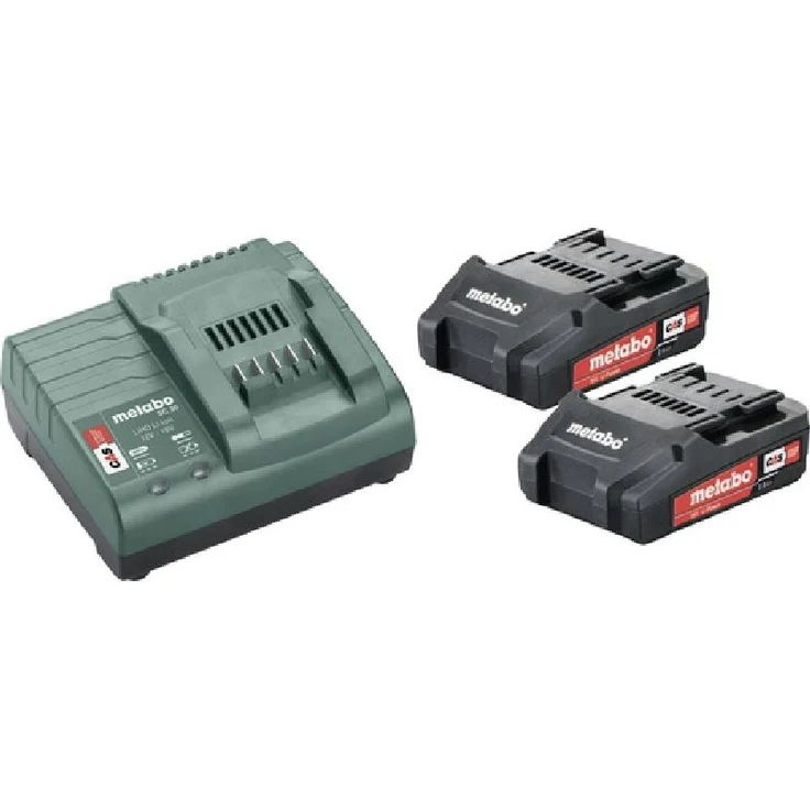 Metabo Basis-Set 18V Li-Ion (2 x 2Ah) inkl, Schnellladegerät