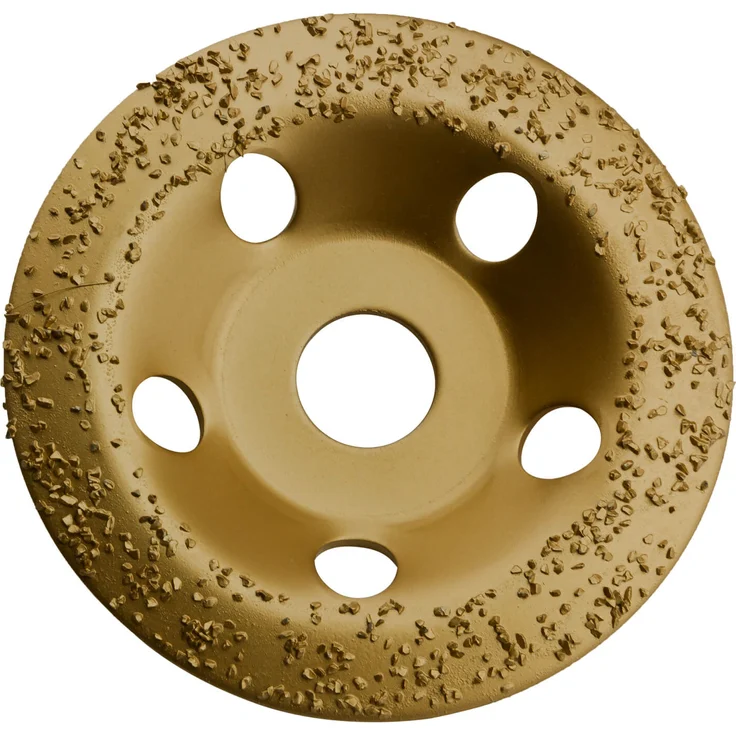 dema HM universal Topfscheibe 115 mm Schleiftopf Schleifteller für Gips Gummi Holz