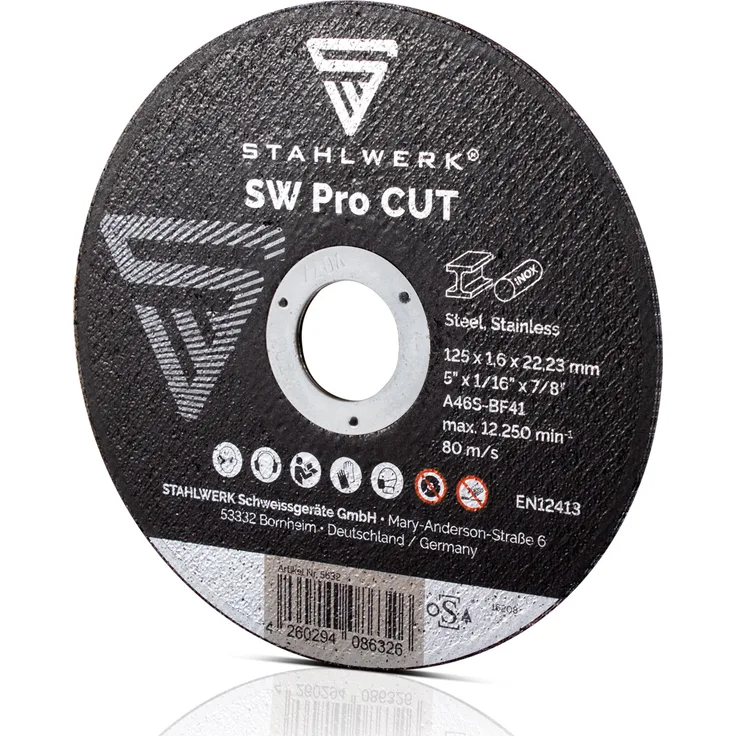 STAHLWERK SW Pro Cut Trennscheibe-Schleifscheibe Ø125 mm, 25er Set