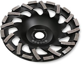 FANZTOOL Premium Diamant-Schleiftopf Abrasiv 125 mm x 22,2 mm