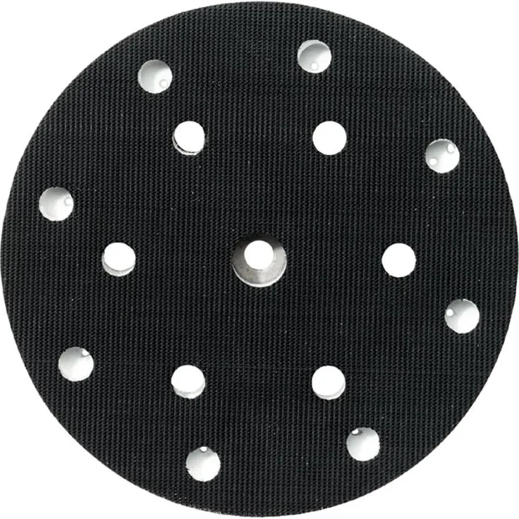 Metabo Stützteller 150 mm, gelocht, mittelharte Ausführung, mit Kletthaftung, für Haft-Schleifblätter mit 6-8 Löcher - 631150000