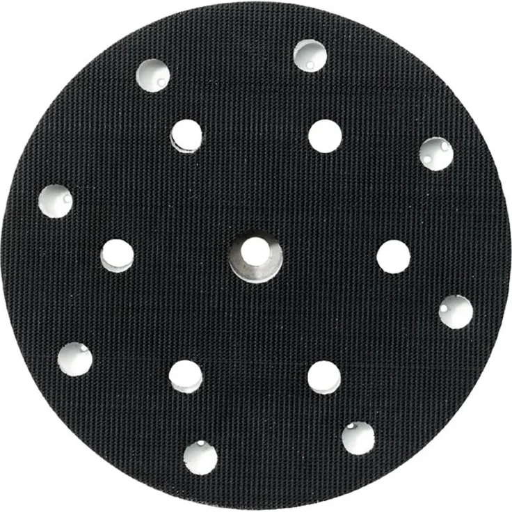 Metabo Stützteller 150 mm, gelocht, mittelharte Ausführung, mit Kletthaftung, für Haft-Schleifblätter mit 6-8 Löcher - 631150000