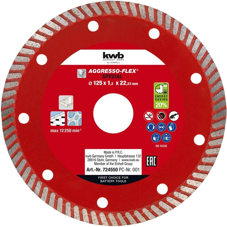 Einhell Winkelschleifer-Zubehör DIA-Trennsch dünn 125x1,2