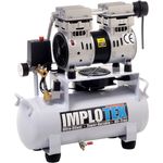 Implotex 850W 14L Silent Flüsterkompressor Druckluftkompressor nur 55dB leise ölfrei flüster Kompressor