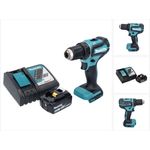 Makita DDF485RG1 Akku Bohrschrauber 18 V 50 Nm Brushless + 1x Akku 6,0 Ah + Ladegerät