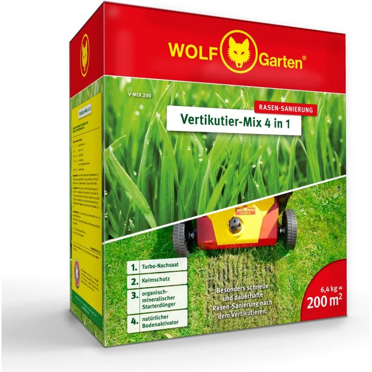 WOLF GARTEN Vertikutier-Mix 4-in-1 (V-MIX 200) – Bild 2