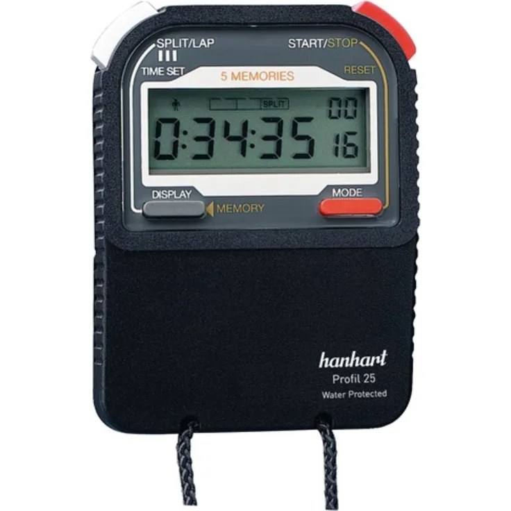 Stoppuhr Pro 25 1/100 Sek.dig.HANHART