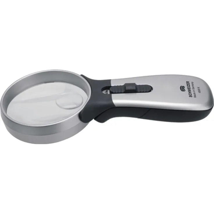 Handleuchtlupe Tech-Line CLASSIC Vergr.4x LED Linsen-D.55,0mm SCHWEIZER