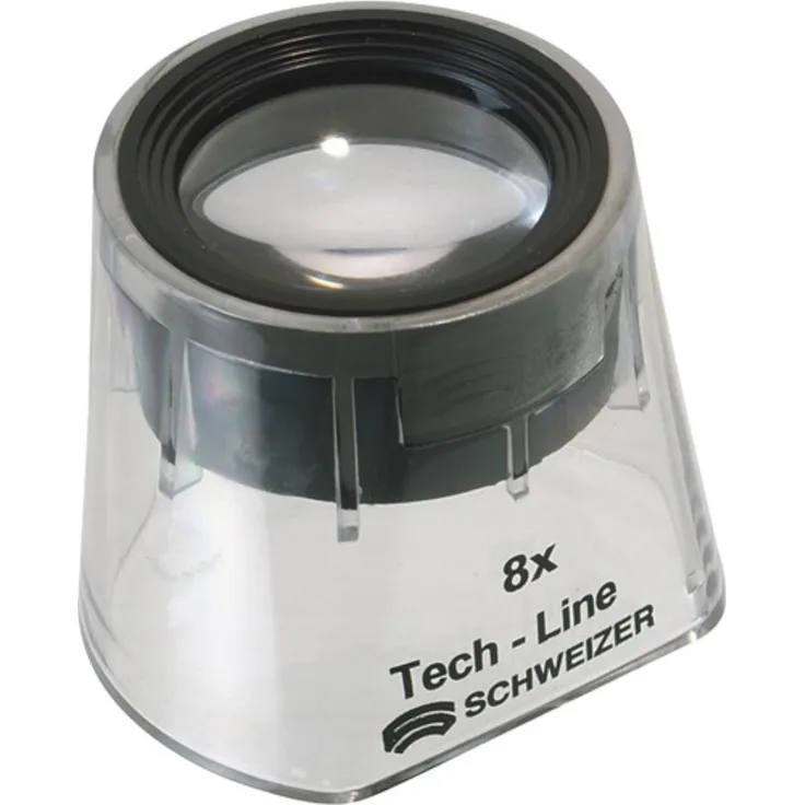 Standlupe Tech-Line Vergr. 8x Fix Linsen-D.30mm Schweizer