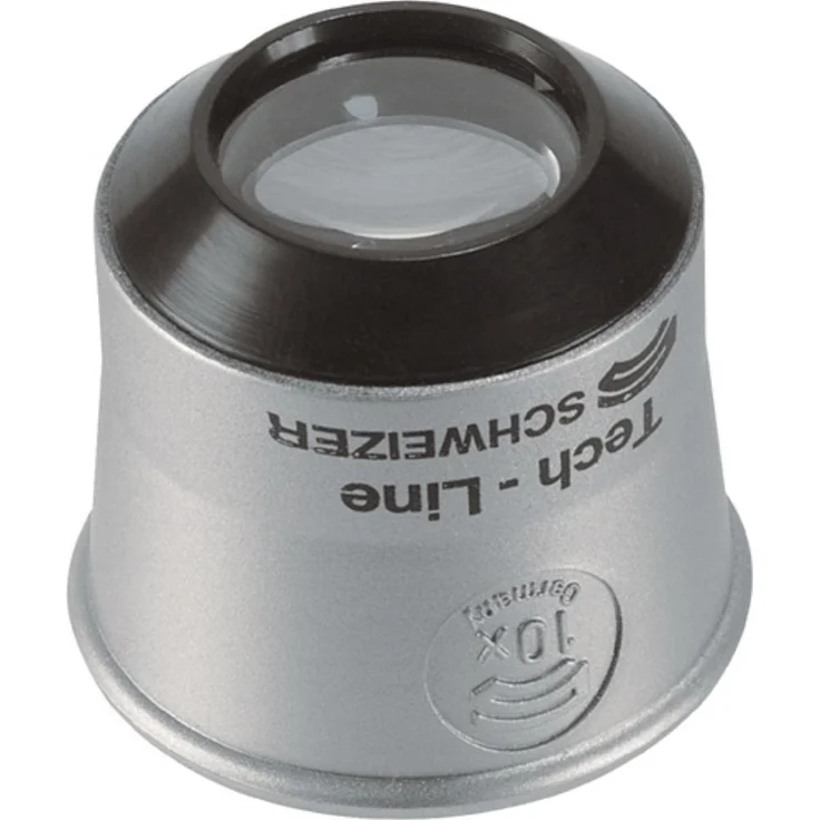 Uhrmacherlupe Tech-Line Vergr. 6x Linsen-D.22,8mm Schweizer – Bild 1