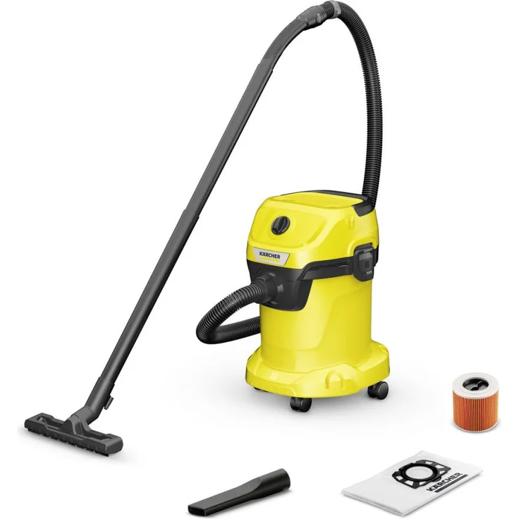 Kärcher WD 3 V-17 20 - Nass-/Trockensauger 1.000 Watt Behältervolumen 17 Liter integriertes Zubehörfach Kabellänge 4 m Energieversorgung 230V (1.628-101.0) – Bild 1