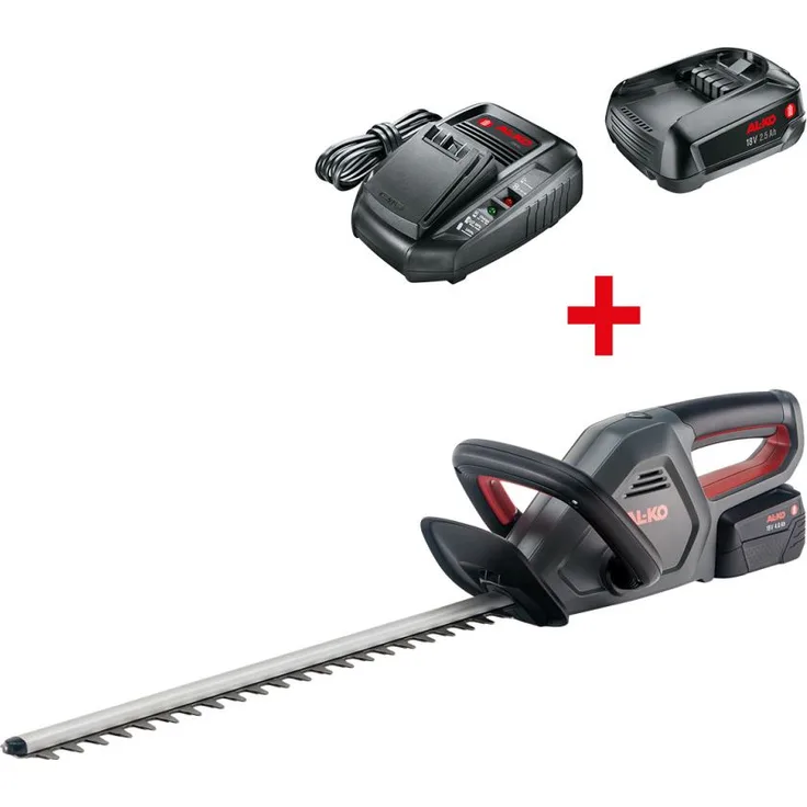 AL-KO 18 V Bosch Home And Garden Compatible Akku-Heckenscheren Ht 1845 Set mit Akku 18 V 2,5 Ah +