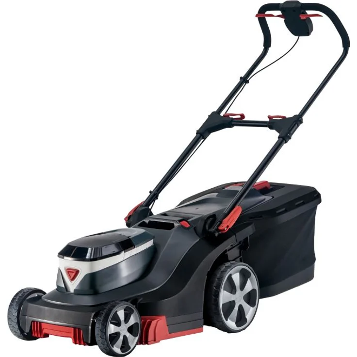 AL-KO 18 V Bosch Home And Garden Compatible Akku-Rasenmäher 382 Li Premium mit 2x Akkus 18 V 5,0 Ah und Ladegerät – Bild 1