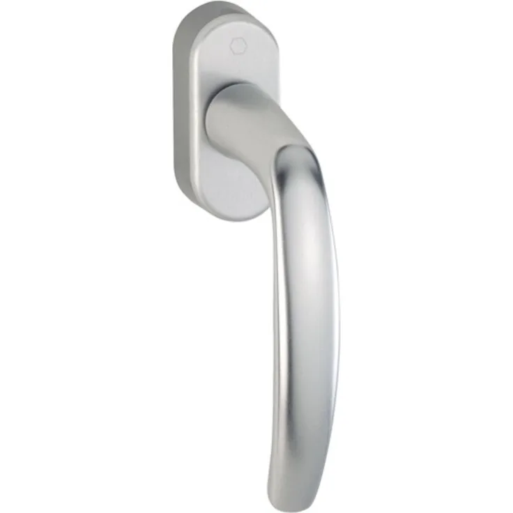 HOPPE Fenstergriff Atlanta 0530/US952 Alu.F1/naturf.32-42mm Secustik®/VarioFit® Stand.