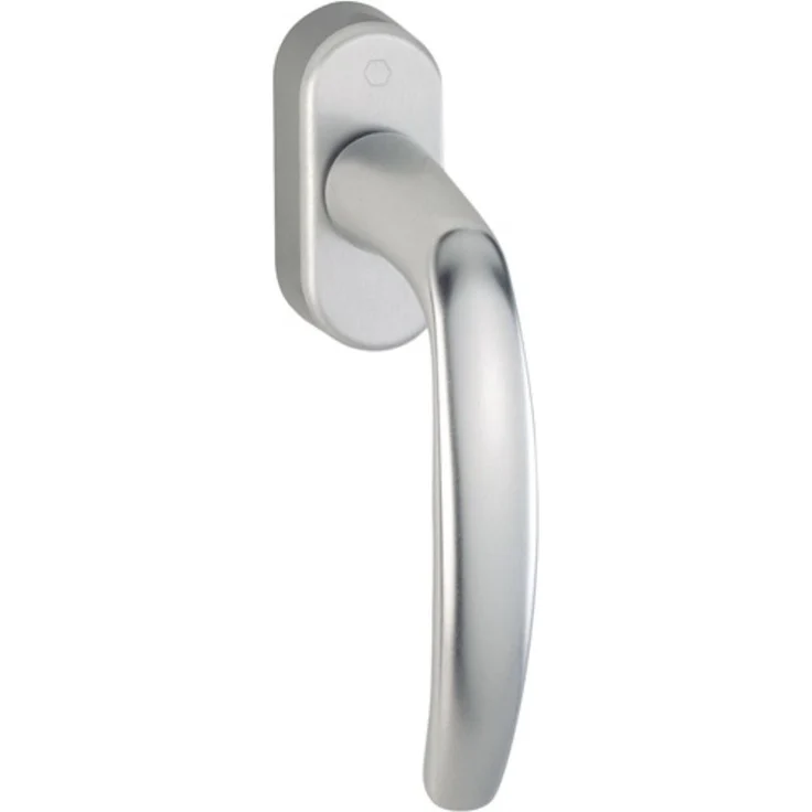 HOPPE Fenstergriff Atlanta 0530/US952 Alu.F1/naturf.32-42mm Secustik®/VarioFit® Stand.