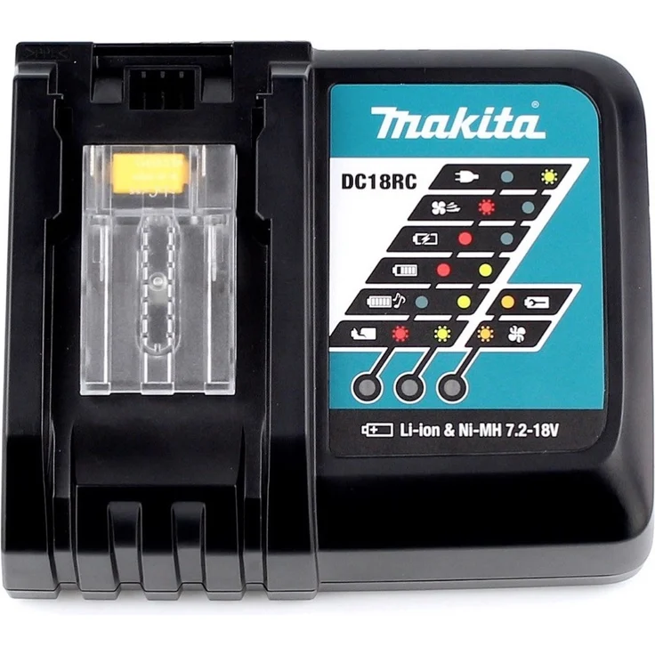 Makita BL1860B Akku-Set Li-Ion 18V LXT 6 Ah mit Ladestandsanzeige 2 Akku mit Ladegerät mit Makpac – Bild 4