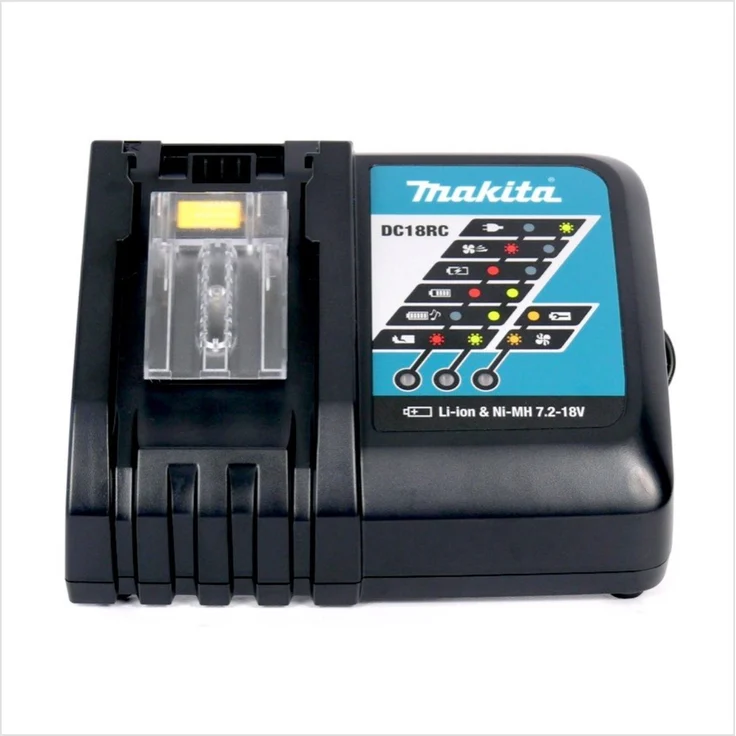 Makita BL1860B Akku-Set Li-Ion 18V LXT 6 Ah mit Ladestandsanzeige 1 Akku mit Ladegerät – Bild 4