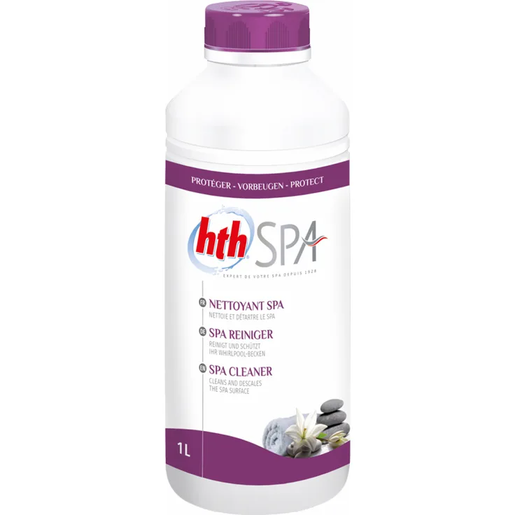 hth Spa Reiniger 1 L (1000 ml) reinigt und entkalkt für Whirlpools und Spas