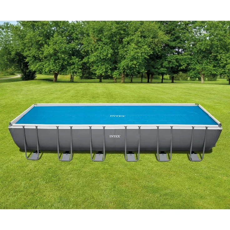 Intex Pool-Solarplane Blau 732x366 cm Polyethylen – Bild 1