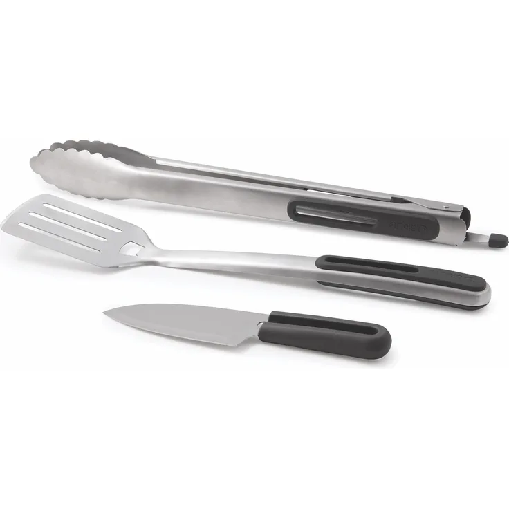 BioLite Prep&Grill Toolkit 3-teiliges Set Grillbesteck mit Tasche