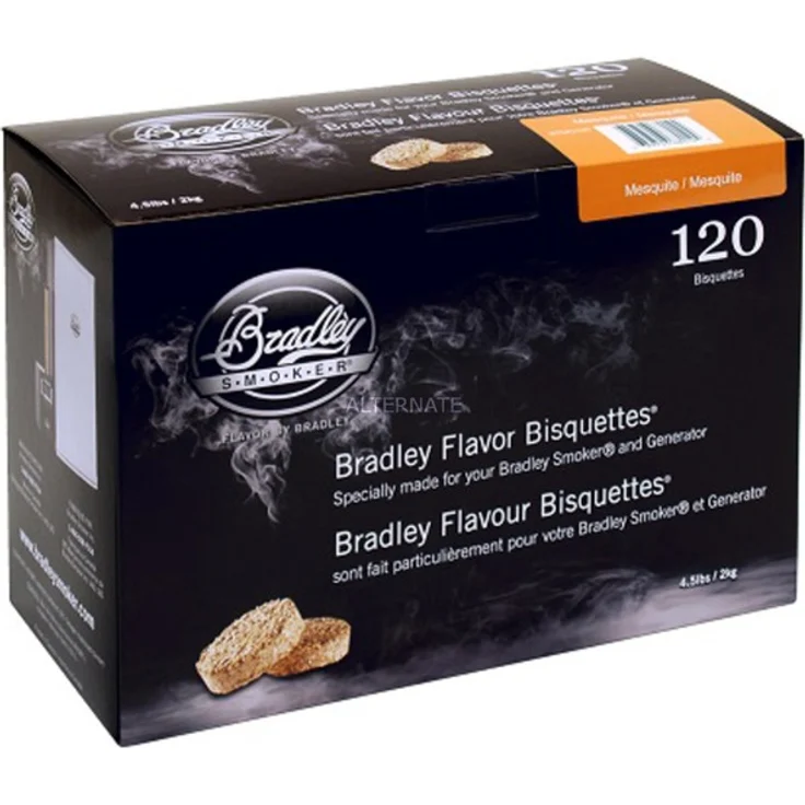 Bradley Mesquite Bisquetten, 120 Stück Räucherholz, für Bradley Smoker - Preisvergleich – Bild 1