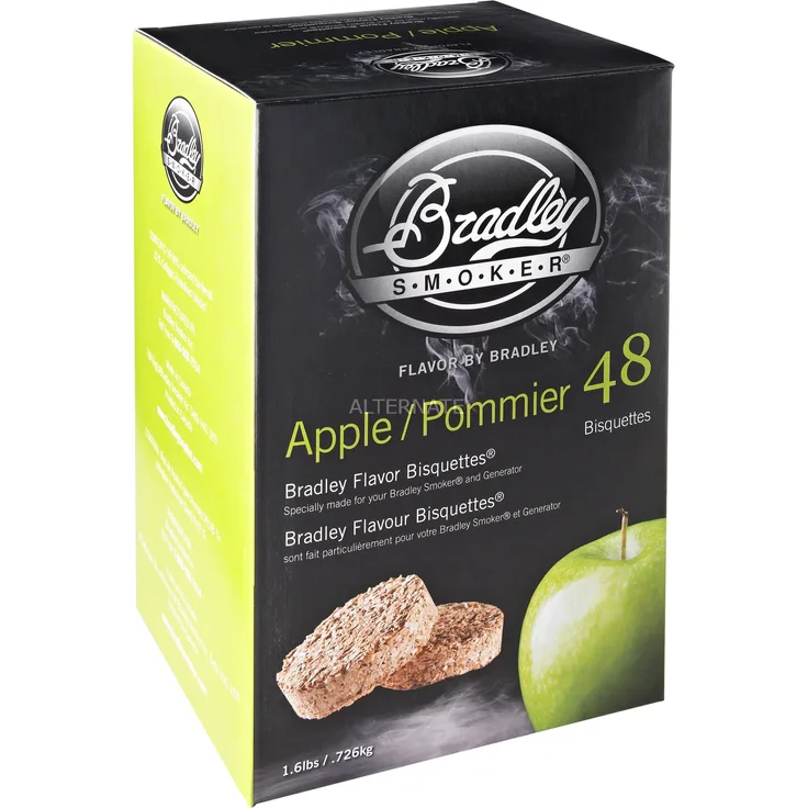 Bradley Apfel Bisquetten, 48 Stück Räucherholz, für Bradley Smoker - Preisvergleich