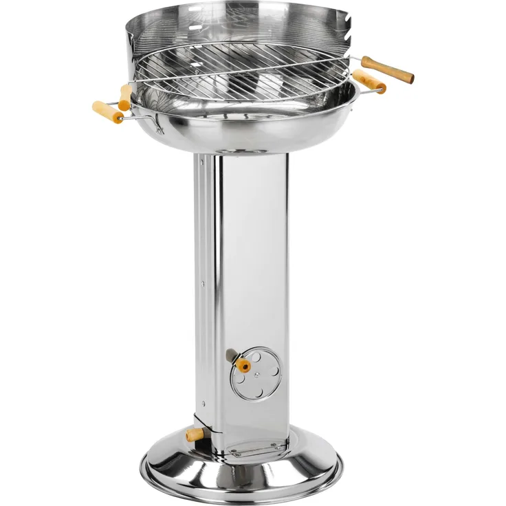 HI 60178 Edelstahl Säulengrill Rundgrill