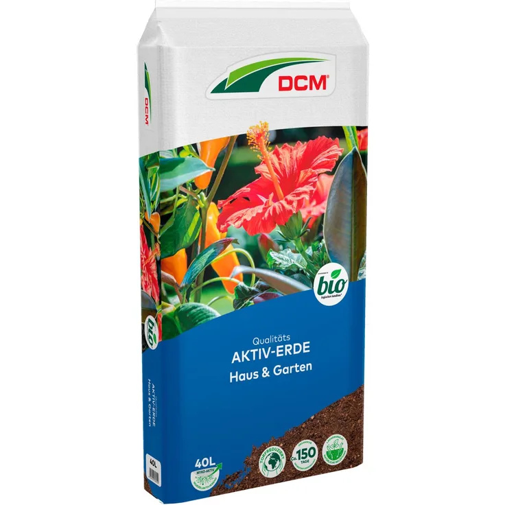 DCM-Cuxin Qualitäts Aktiv-Erde Haus & Garten, 40 Liter