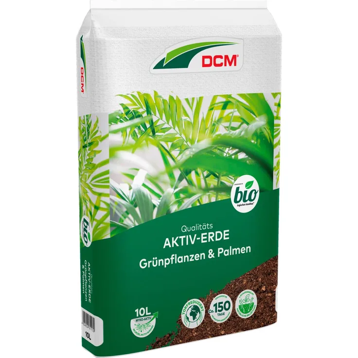 DCM-Cuxin Qualitäts Aktiv-Erde Grünpflanzen & Palmen, 10 Liter