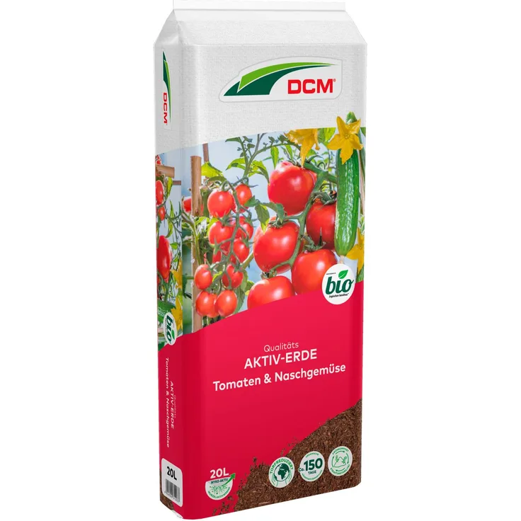 DCM-Cuxin Qualitäts Aktiv-Erde Tomaten & Naschgemüse, 20 Liter