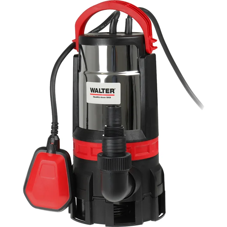 Walter Werkzeuge 2- in-1 Schmutz- und Klarwasserpumpe WWS-SWP750-L01 750 W - 630564