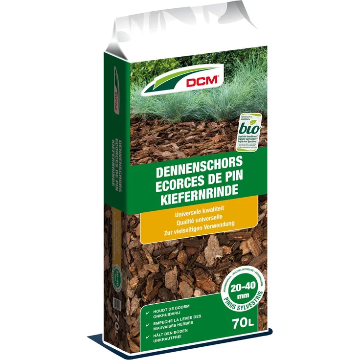 DCM-Cuxin Kiefern-Dekorrinde 20-40 mm, 70 Liter