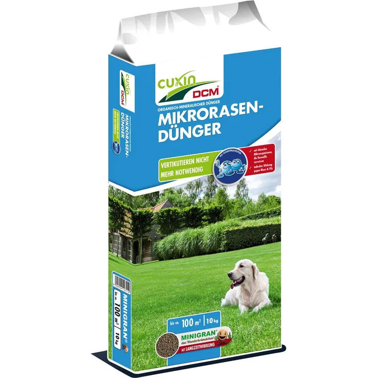Cuxin Mikro-Rasendünger 10 kg für ca. 100 m²