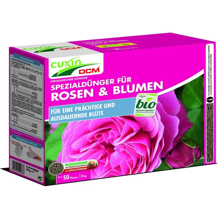 Cuxin Spezialdünger für Rosen und Blumen 3kg