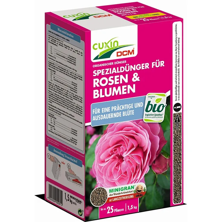 Cuxin Spezialdünger für Rosen und Blumen 1,5kg