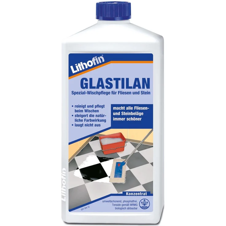 Lithofin Glastilan Spezial-Wischpflege für Fliesen & Stein 1 Liter – Bild 1