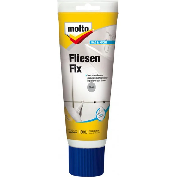 Molto Fliesenfix grau 300g - Preisvergleich – Bild 1