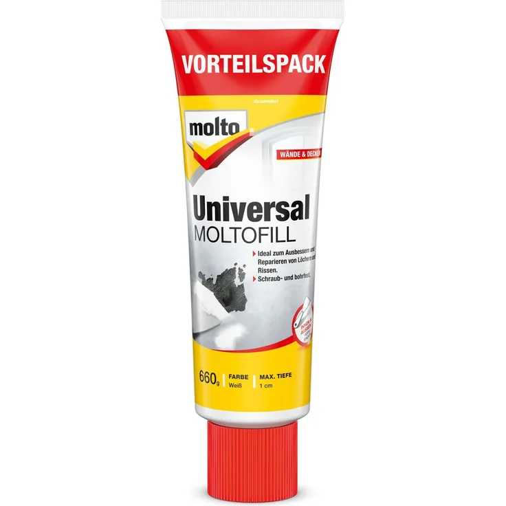Molto Universal Moltofill Fertigspachtel Reparatur-Spachtel 660 g