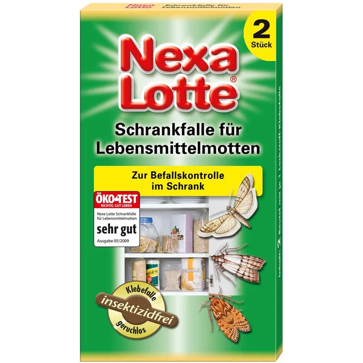 Nexa-Lotte Schrankfalle für Lebensmittelmotten 2 Stück