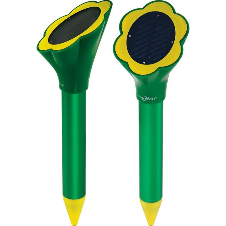 Weitech Solar Maulwurf, Wühlmaus & Scheermaus Sonnenblume Abwehr, Vertreiber, Schutz 2er Set WK2018