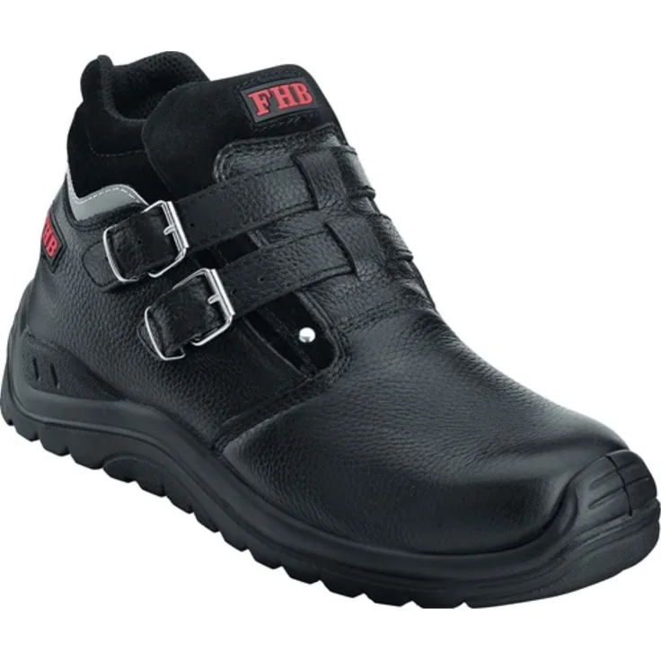 Sicherheitsstiefel NORBERT Gr.47 schwarz Kuhleder S3 HRO EN20345