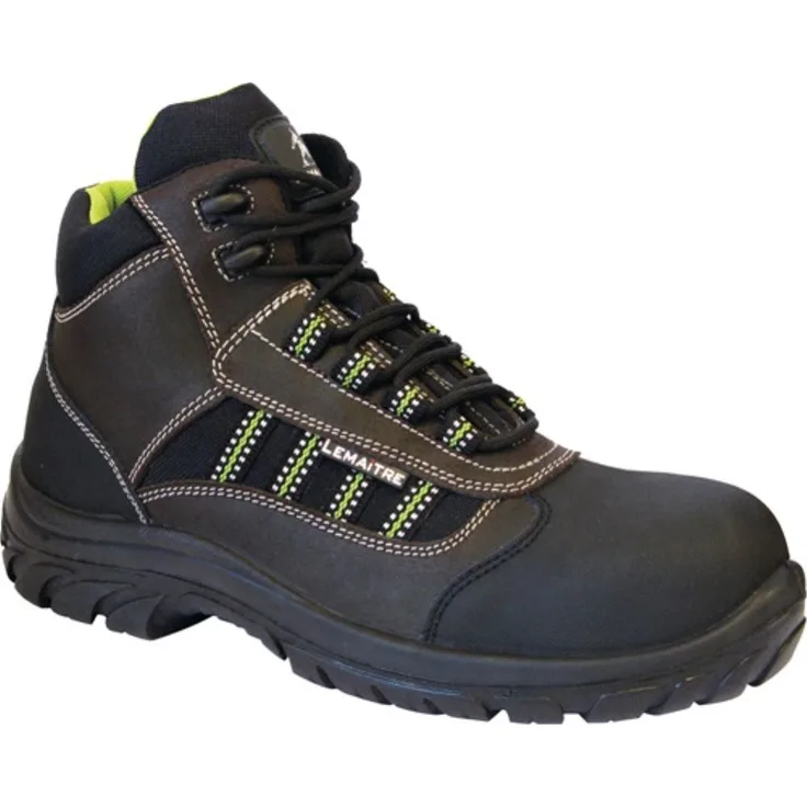 Sicherheitsstiefel Danube Gr.36 schwarz/braun Leder/Textileins. S3 SRC EN20345
