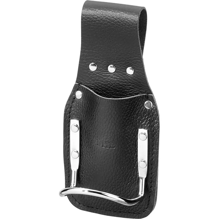 FHB Hammerhalter mit Messertasche KARLO 88850 schwarz Hammerschlaufe Rindleder