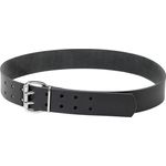 FHB Ledergürtel CARSTEN 85001 Doppeldorn Gürtel aus Rindleder schwarz, Farbe: 20 schwarz, Größe: 100